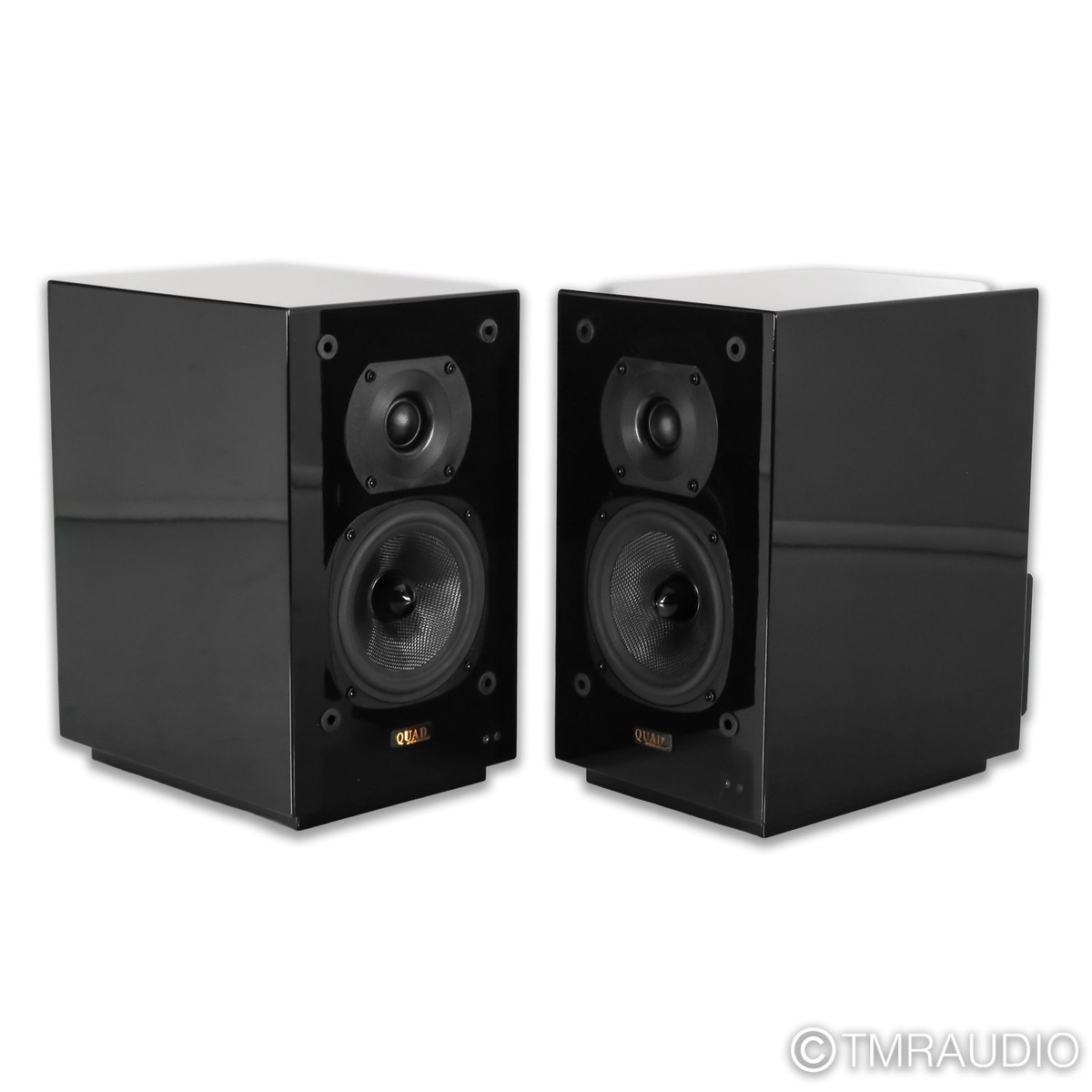 Quad 11L Studio Powered Bookshelf Speakers; Gloss Black Pair | eBay