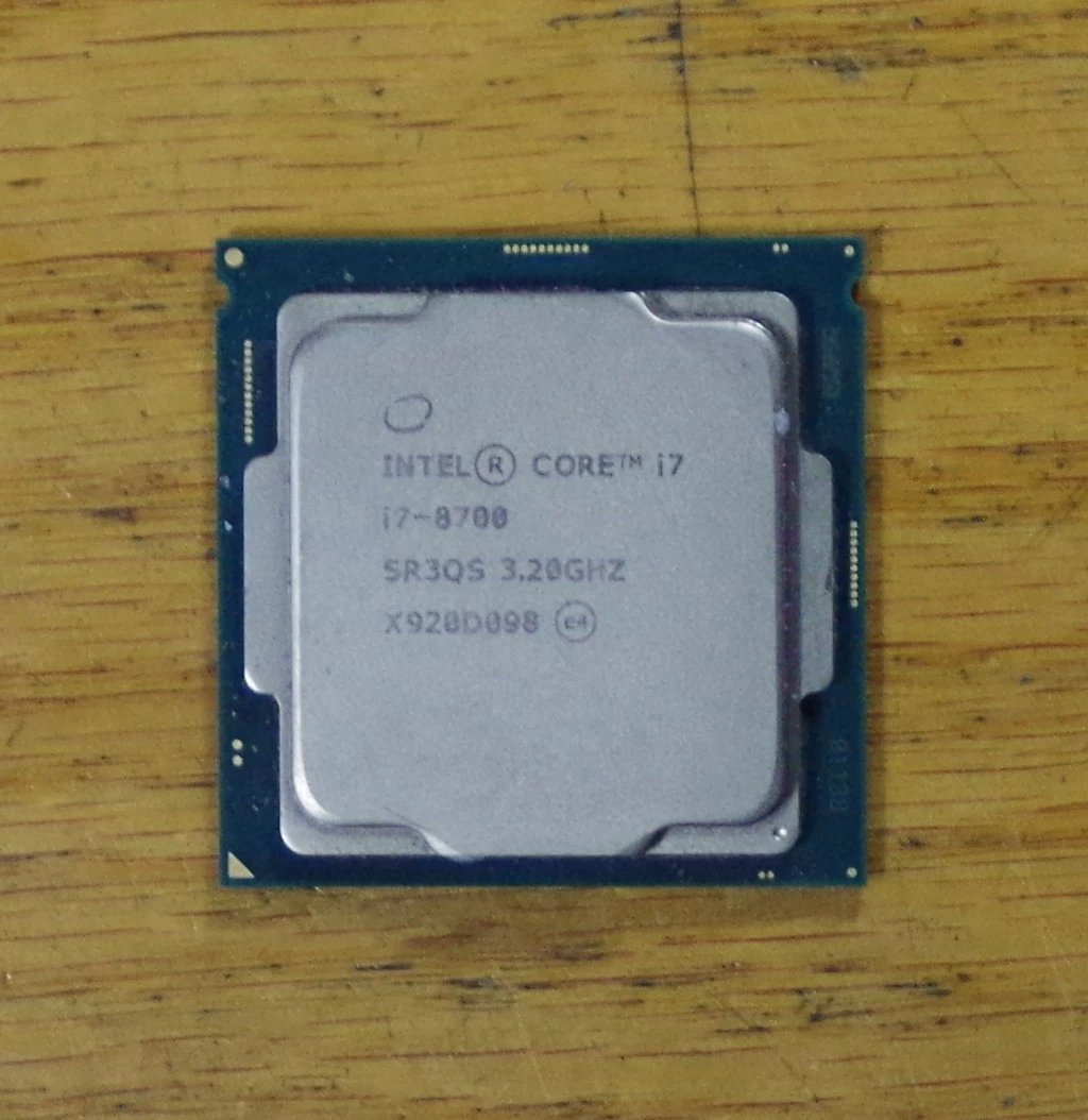 Intel Core i7-8700 Processor Model LGA 1151/H4 Socket Type 6 Core