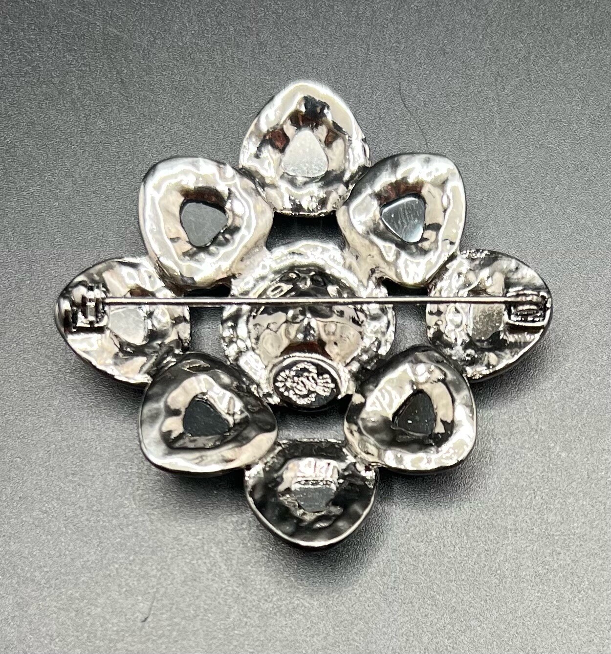 Vintage PREMIER DESIGNS Statement Pin Brooch Cham… - image 3