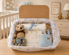 Welcome Baby Gift Basket for Baby Shower/Newborn Welcome Home