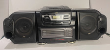JVC PC-XC8BK Vintage 1998 Boombox CD Cassette Player Component System As-IS