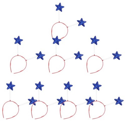  8 Pcs Partyzubehör Gelbe Stern-Stirnbänder Stirnband Für Mädchen