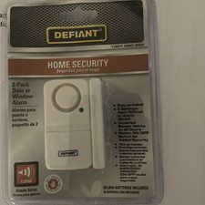 Defiant Wireless Home Security Door/Window Alarm 2-Pack Open Package E43