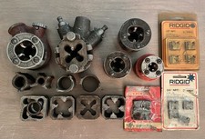 Lot of Pipe Threading Tools Heads Dies - Ridg...