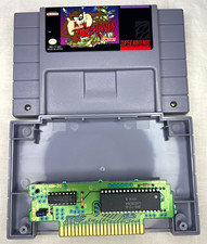 Authentic! Taz-Mania for SNES (CartOnly) Tested/Working!