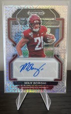 2022 Panini Prizm Draft Picks #RA-MBO Max Borghi Mojo /25 Auto Autograph Wazzu