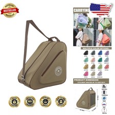 Water-Resistant Skate Bag - Ice, Inline, Roller, Quad - 20L, Top Handle, Nylon