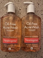 2 Neutrogena Oil Free Acne Wash 9.1 Oz 06/2026