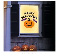 Fenster-Deko Gel KüRbis Hapy Halloween FledermäUse + KüRbis Halloween Dekoration