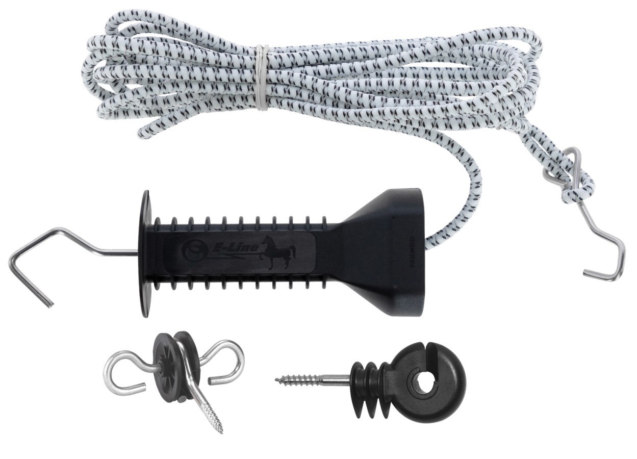 Rutland Electric Fence, Electro Bungie Gate Kit Adjustable, 2m - 6m, 485117