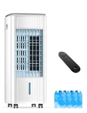 Portable Air Conditioners, 3-IN-1 Evaporative Air Cooler w/ 4 Ice Packs, 3L W...