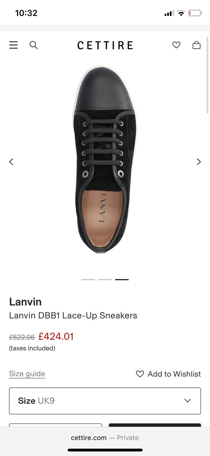 Lanvin DBB1 Lace-Up Sneakers image 6