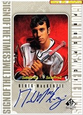 UD SP AUTHENTIC 1998 DEREK MacKENZIE TEAM CANADA SOTT SIGN OF TIMES AUTOGRAPH