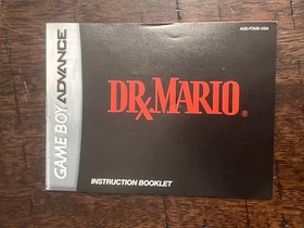Dr Mario Classic NES Series (Nintendo Game Boy Advance, 2004) CART + MANUAL ONLY