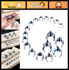 18Pcs Acrylic Septum Pincher Tapers C Shape Ear Stretching Expander Kit 14G-00G