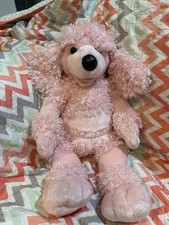 Build a Bear Pink Poodle Plush Dog Doll Stuffed Animal Puppy Toy Plushie 18  