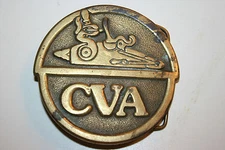 Vintage CVA Connecticut Valley Arms Muzzleloader Firearms Belt Buckle RARE