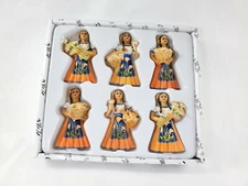 Decorative Lily  3D Fridge Magnet Resin Memo Holder Souvenir Gift Refrigerator