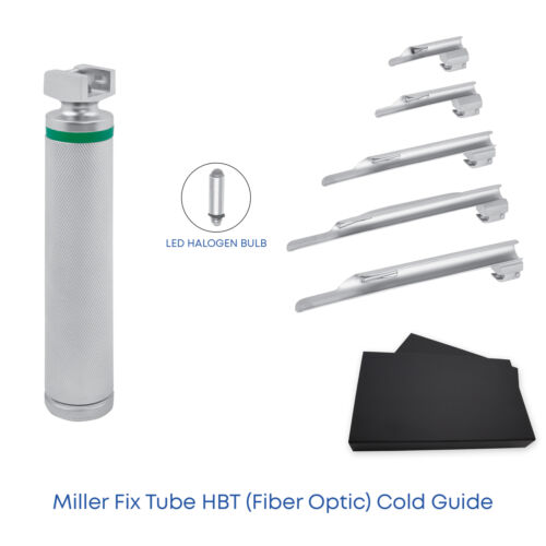 Laryngoscope Miller Blade Set EMT Anesthesia Reusable - Picture 4 of 9