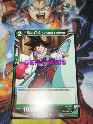 Dragon Ball Super Card Son Goku Curious Mind Bt2 072 C X 2 Ebay