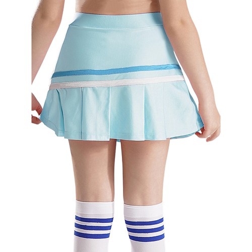 Kids Girls Skorts Summer Skirts School Miniskirt Flared Clubwear Badminton Golf - Picture 27 of 56