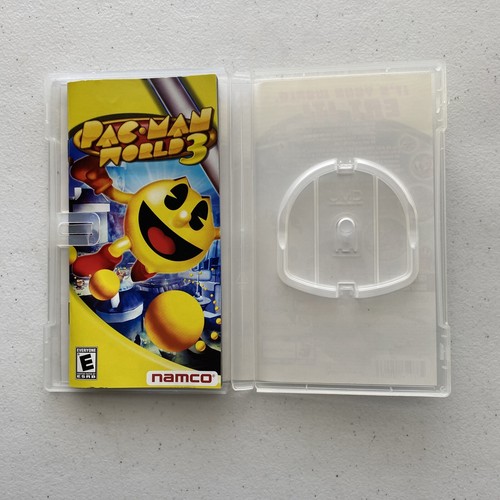 Pacman World 3 OEM PSP Case And Manual Only - No Game - Picture 2 of 3