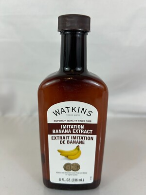 Watkins Imitation Banana Extract Bottle with Other Natural Flavors 8 fl oz