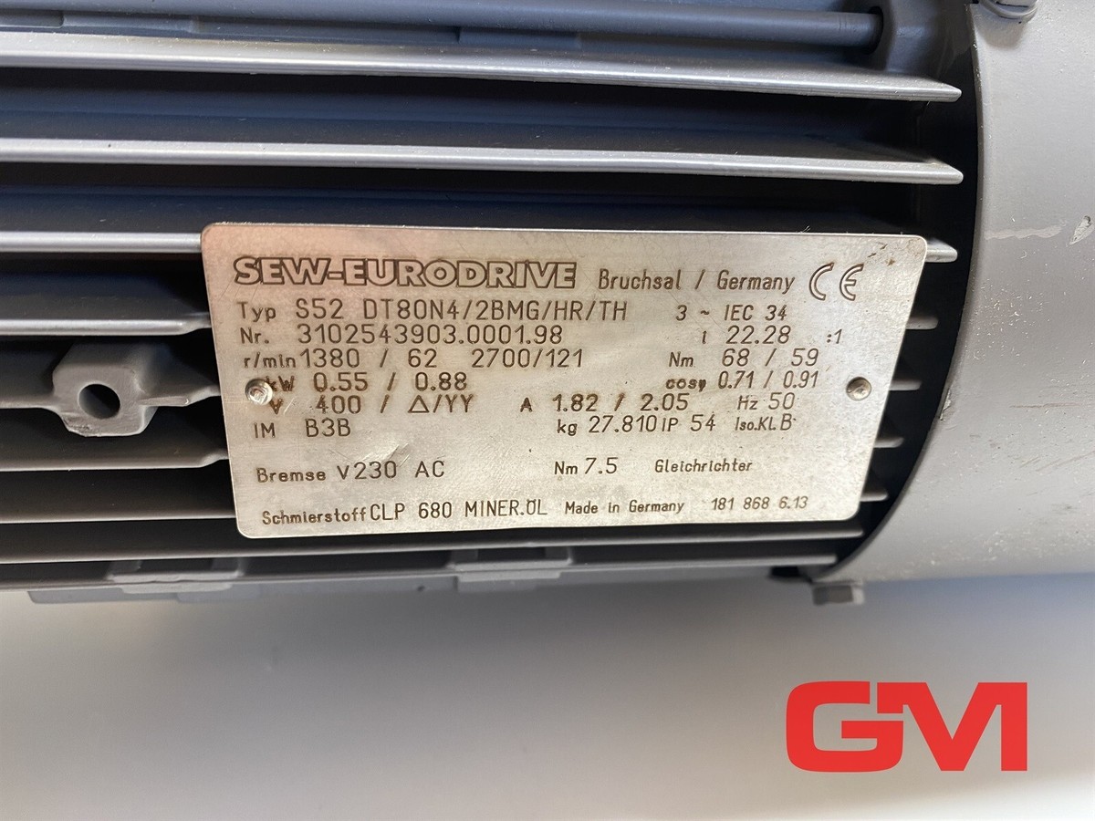 NUOVO MOTORE SEW Eurodrive Dft71D4 .5Hp 1700 Giri/Min Con Cambio NUOVO MOTORE SEW Eurodrive Dft71D4 .5Hp 1700 Giri/Min Con Cambio