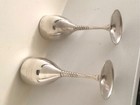 Vintage Pair of Silver Tone Ringed Chalices Wine w/box Made In India - NEW 1998 — photo 9
