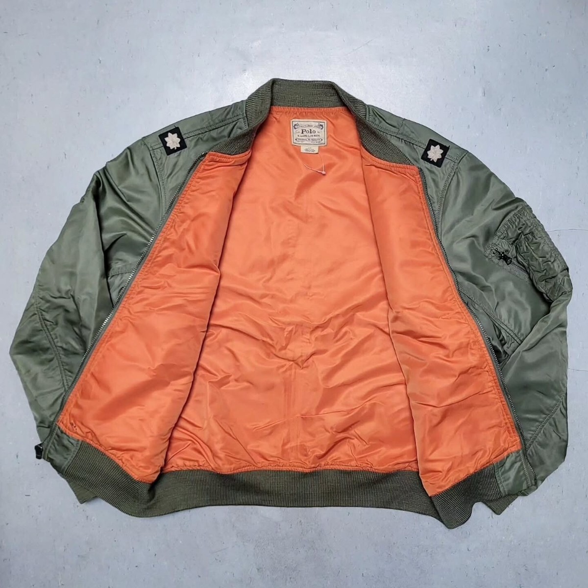 ジャケット・アウター POLO Ralph Lauren MA-1 bomber jacket POLO RALPH LAUREN MA-1 Flight Jacket Airforce Bomber 118th