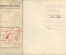 1907 South Carolina Mortgage Document Thomas J McCutchen Marion Moise 200 Acres