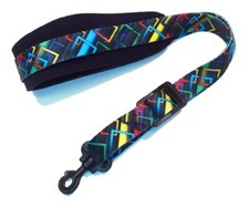Neoprene Saxophone Strap Geo2 Pattern Sax strap "NEW"