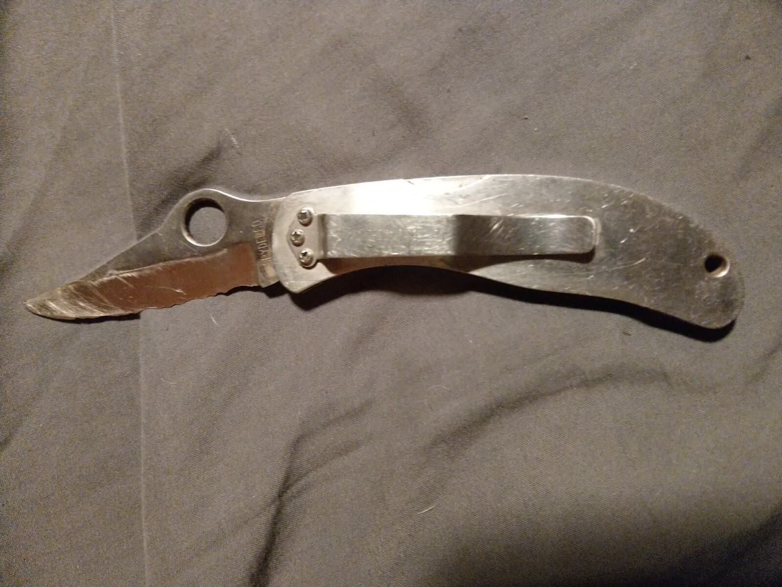 Spyderco Worker Knife Super Rare Left Handed Vintage Model eBay