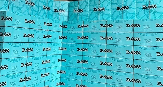 4x 22x12 Evok EV504 Wheels and Tires Black Milled 5x150 Tundra 5x5.5 Ram 5x139 - Image 4 of 4