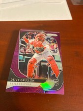 2020 Prizm Purple DEIVY GRULLON RC Philadelphia Phillies #72