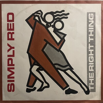SIMPLY RED the Right Thing Vinyl 12 MIX 1987 WEA