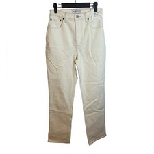 ABERCROMBIE FITCH THE 90s STRAIGHT ULTRA HIGH RISE JEANS NEW WOMENS 28