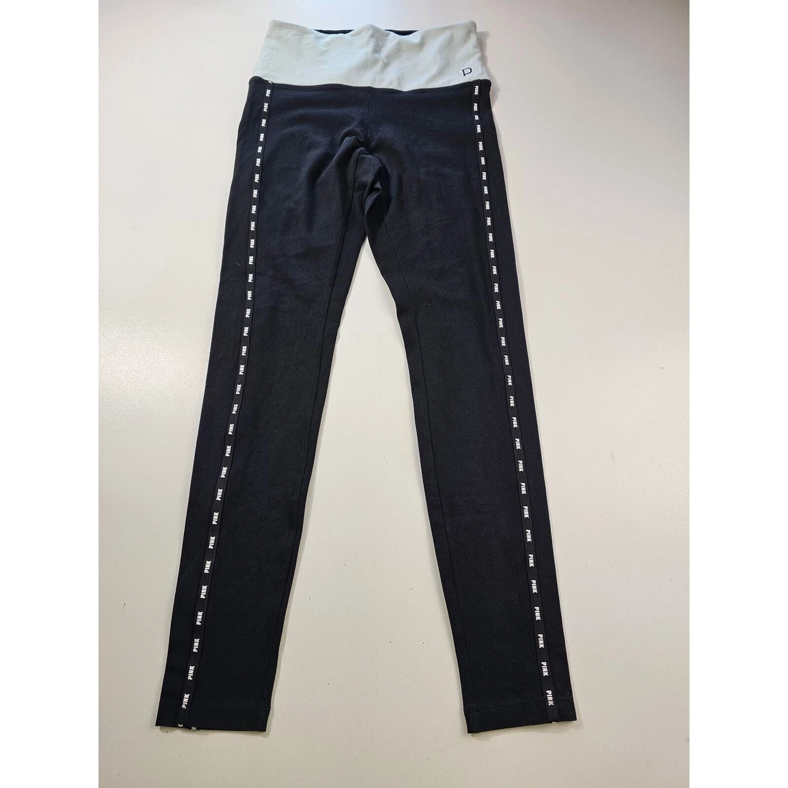 victoria-secret-vs color block y2k spell out leggings