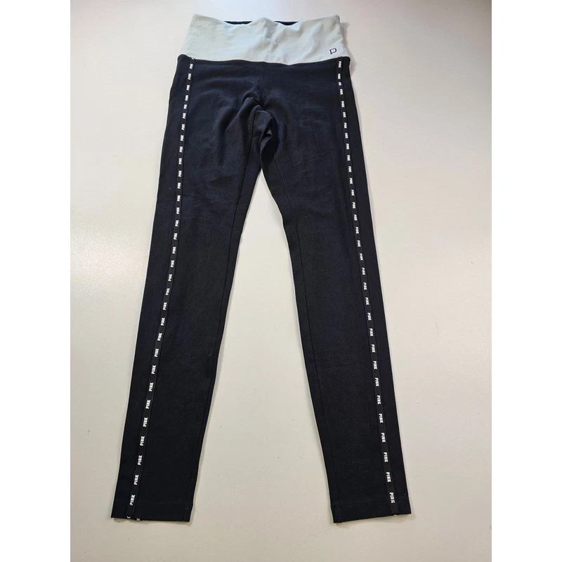 victoria-secret-vs color block y2k spell out leggings