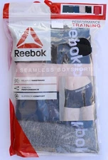 Reebok #11161 NEW Women's Performance Training 4 Seamless Boyshort Underwear