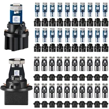 BBTO 40 Pieces T5 T10 LED Bulbs Dash Lights with Twist Socket Instrument Dash...