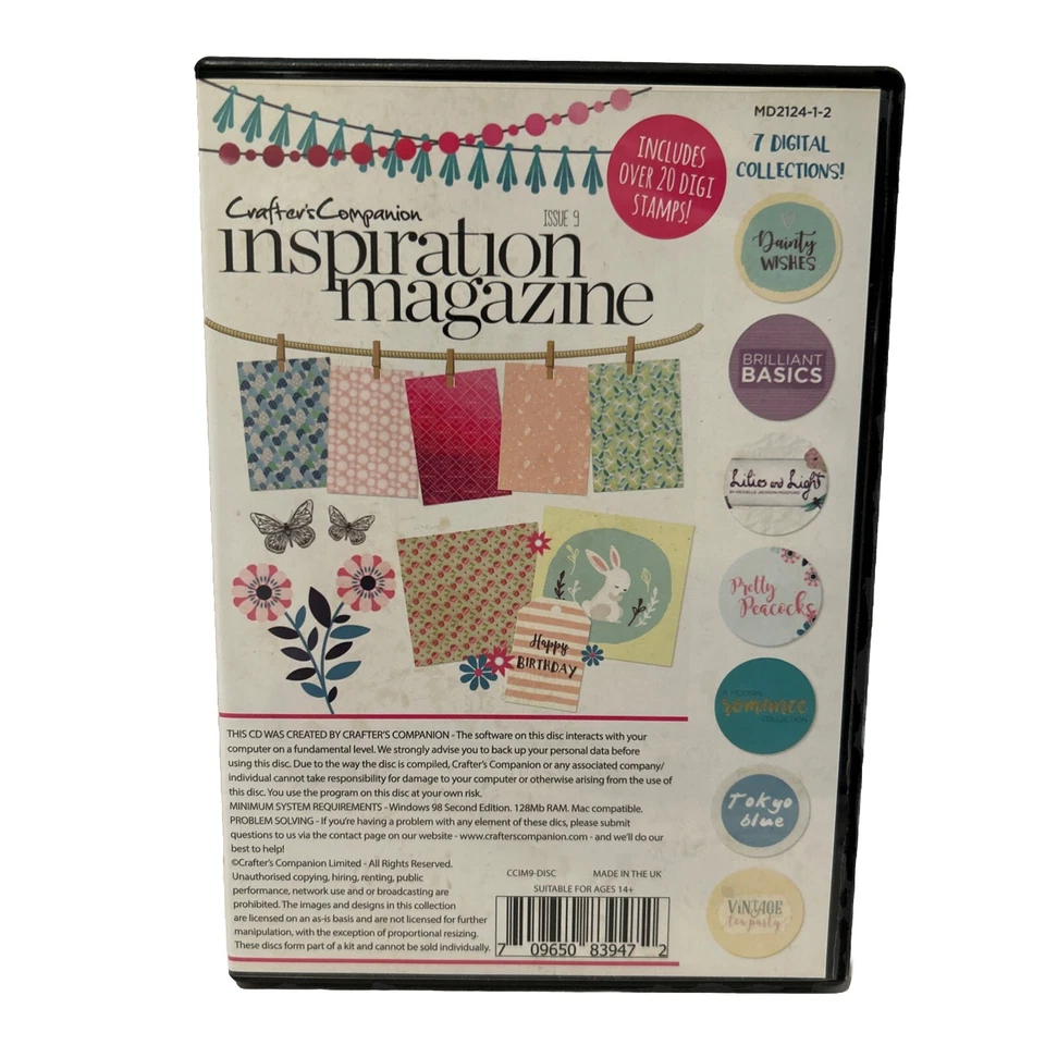 2 Craft CDs Gemini Junior, Crafter’s Companion Inspiration Magazine 9 Media - Image 2 of 3