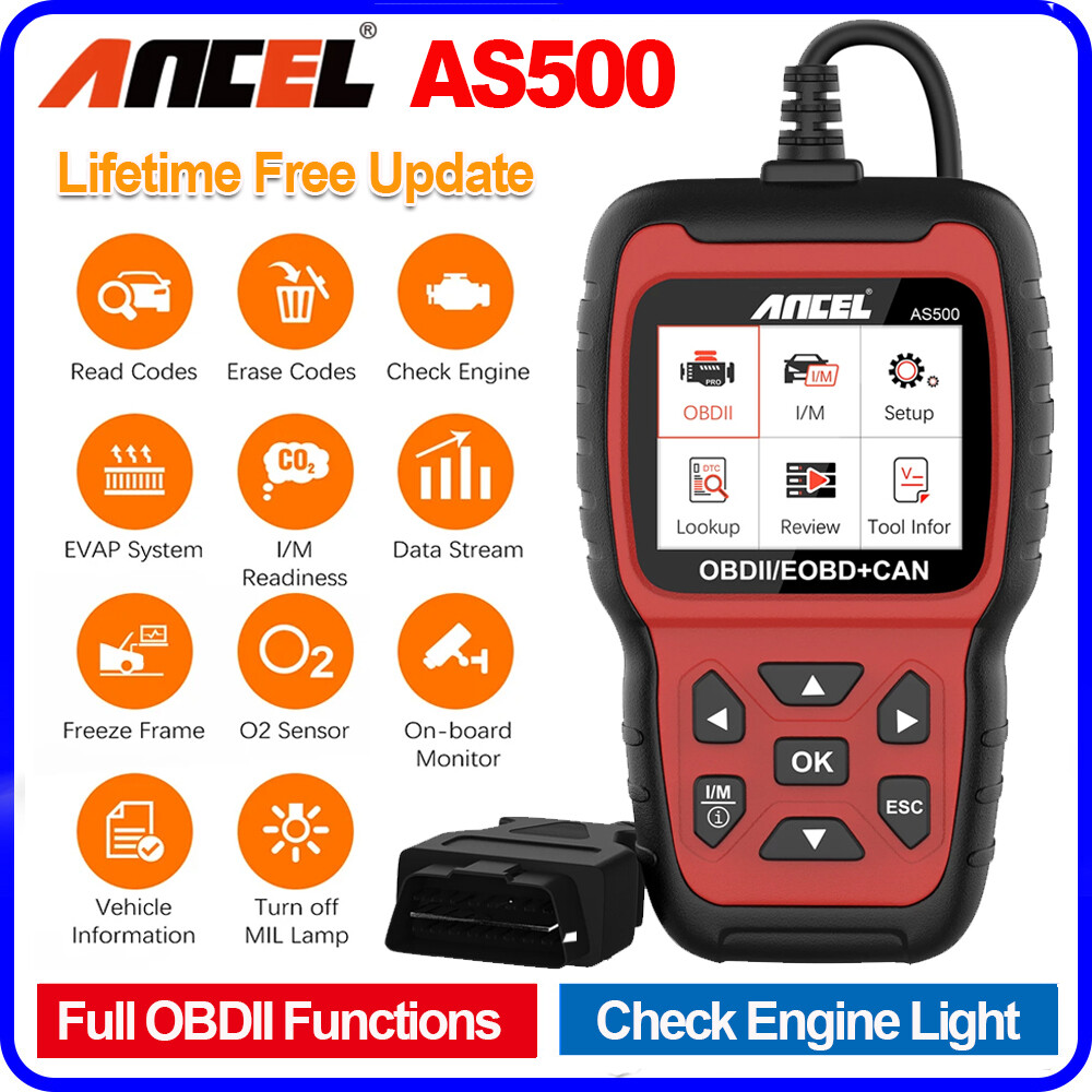 ANCEL AS500 OBD2 Scanner Check Engine Light Diagnostic Tool for US Cars-image
