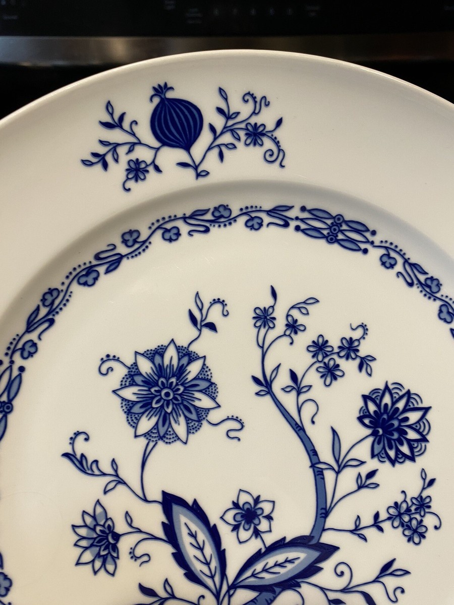 Christina Porcelain Dresden CLASSIC Blue Rose 12” PLATE Seltmann