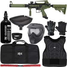 Tippmann Cronus Tactical Level 2 Protector Paintball Gun Kit - L/XL - Olive