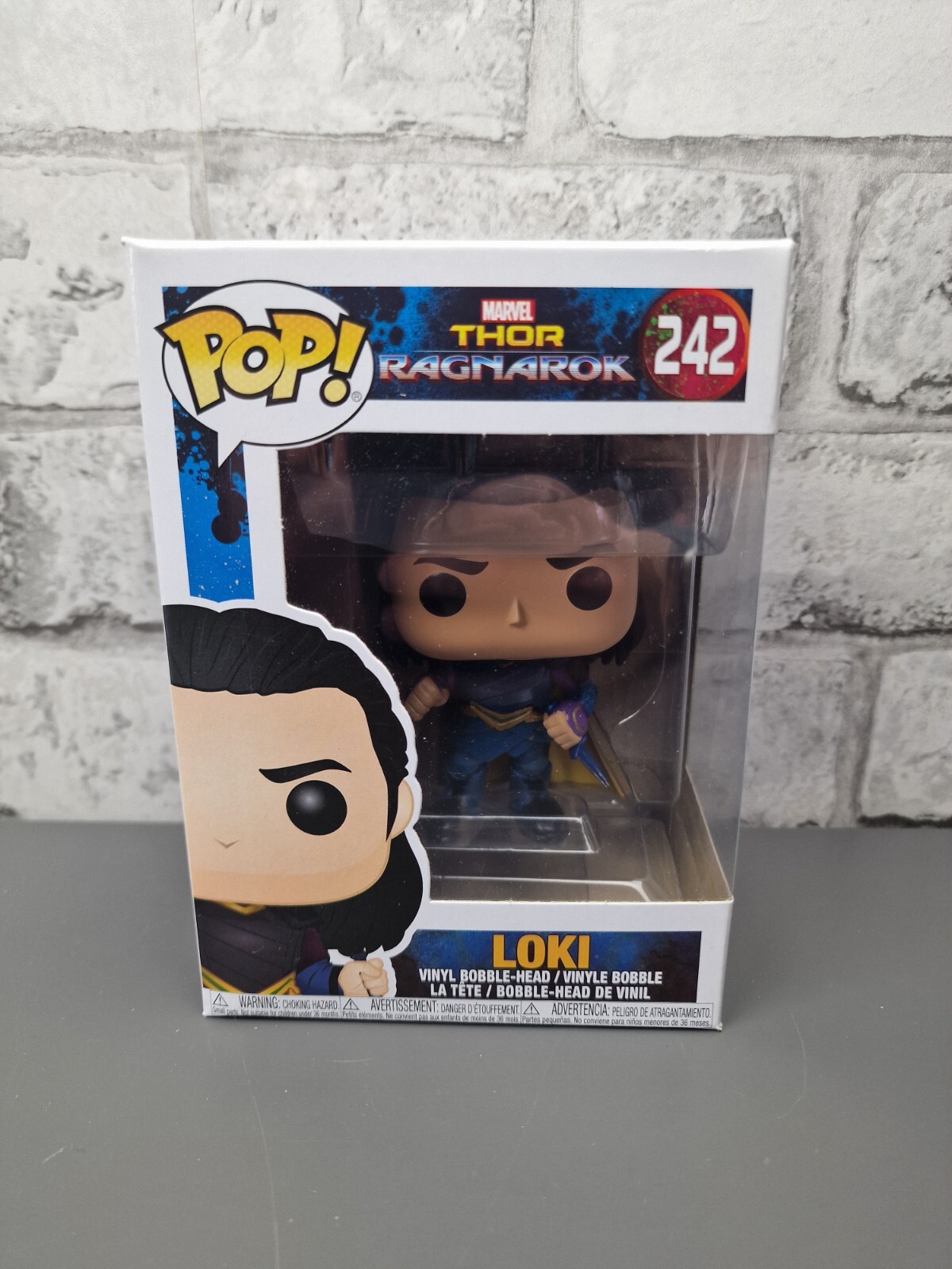 Funko Pop, Marvel Thor Ragnarok Loki #242 Pop Vinyl, unopened, Free UK Post