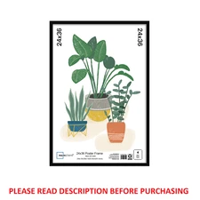 24x36 Basic Black Poster Frame