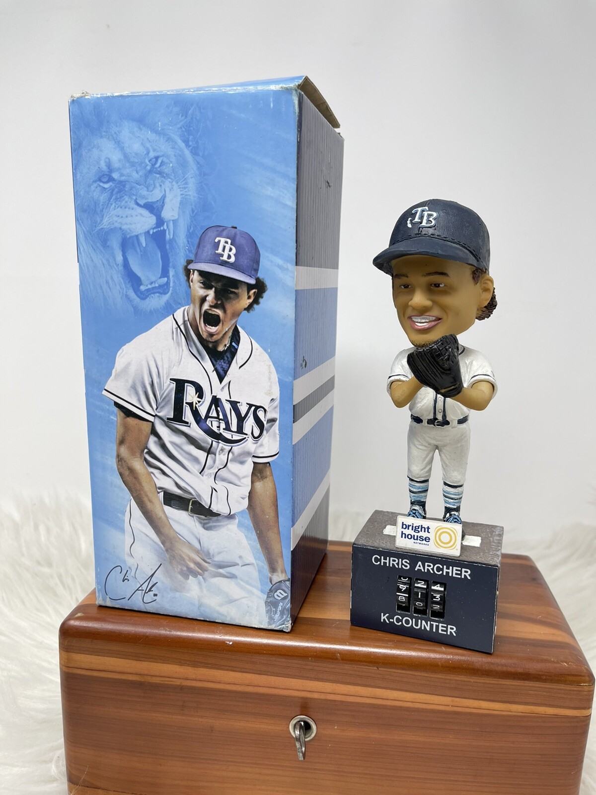 2016 Tampa Bay Rays Chris Archer KCounter Bobblehead SGA NIB Bobble