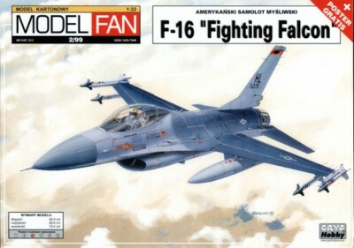 Model Fan - 2/99 - General Dynamics F-16 Fighting Falcon - 1:33