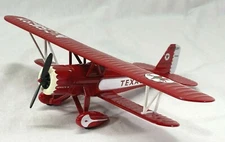 Die Cast Bi-Plane ERTL Texaco NC563Y Red Model/Coin Bank (Pre-Owned)
